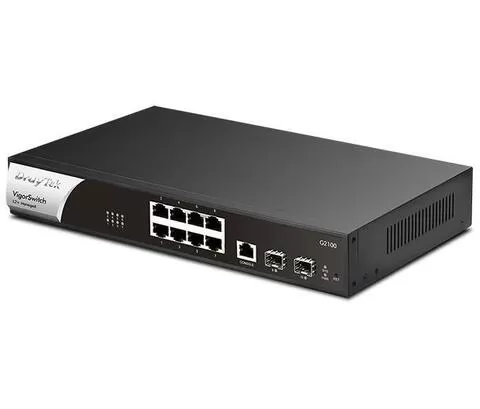 10埠L2+網管型交換器 型號:VigorSwitchG2100 10埠L2+網管型交換器 型號:VigorSwitchG2100
