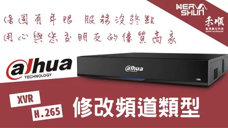 高雄監視器修改頻道類型 監視器頻道類型修改